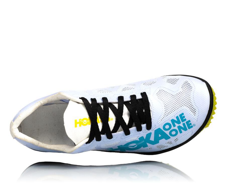 Hoka One One Womens Spikes - Rocket X - White - RGHS34095